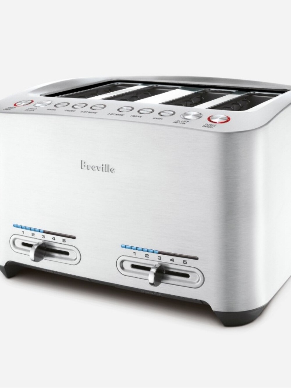 Breville The Diecast Smart Toaster 4-Slice Motorized Long Slot Toaster